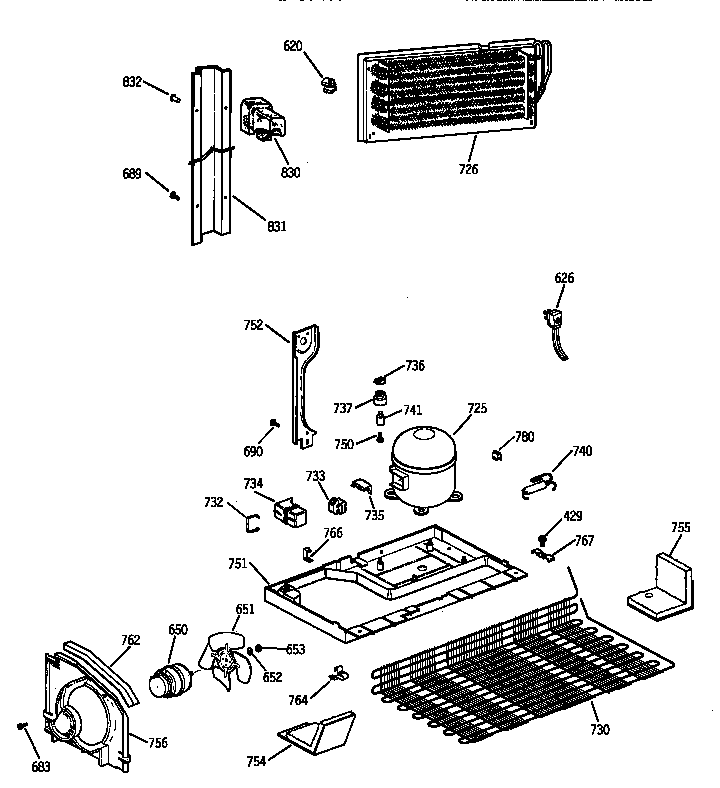 Hotpoint CTX18CAZCLAA unit parts diagram