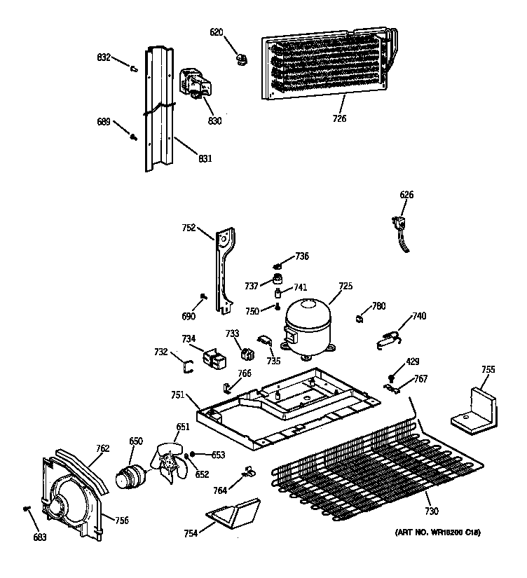 Hotpoint CTX21BIXRRWW unit parts diagram
