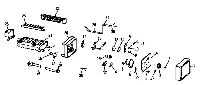 Hotpoint CTX18CIZKRWW icemaker wr30x0327 diagram