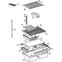 Hotpoint CTX21BIXSRWW shelf parts diagram