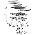 GE TBX24JAZERAA compartment separator parts diagram