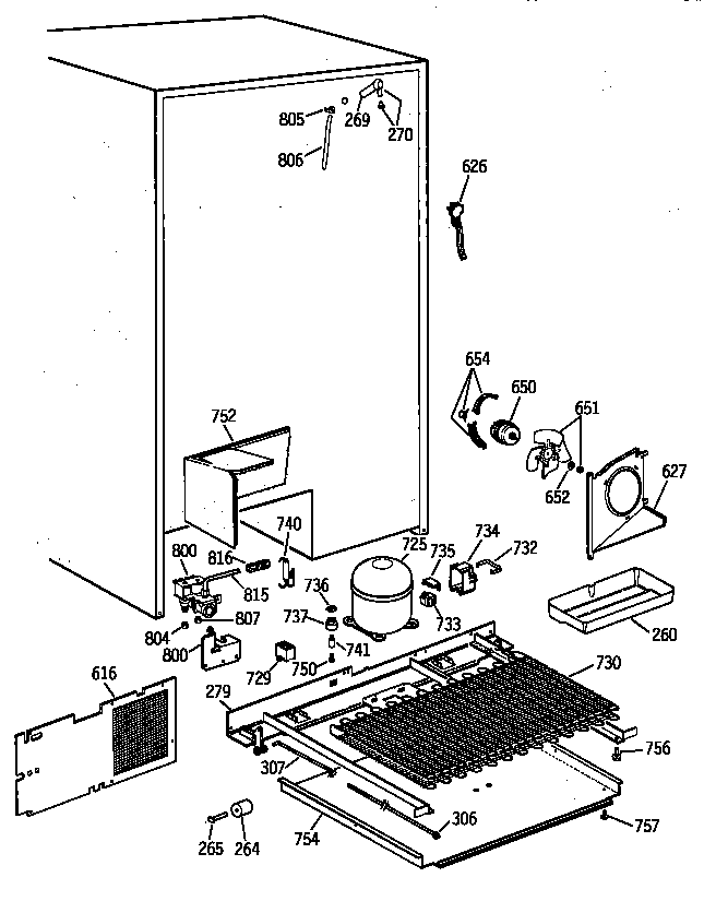 GE TPG24PRZCBB unit parts diagram