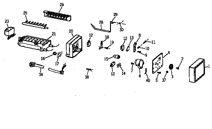 GE MTX18GIZKRWW icemaker wr30x0327 diagram