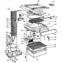 GE TBX12SAXCRWH unit parts diagram
