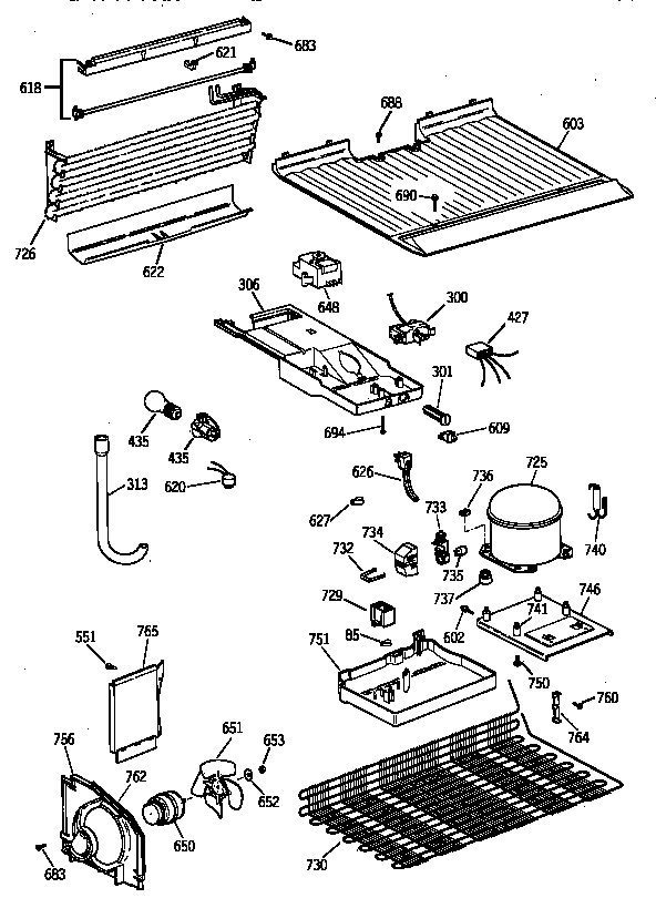 Hotpoint CTX14CYZFLWH unit parts diagram