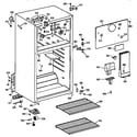 Hotpoint CTX18LYZGRWH cabinet diagram