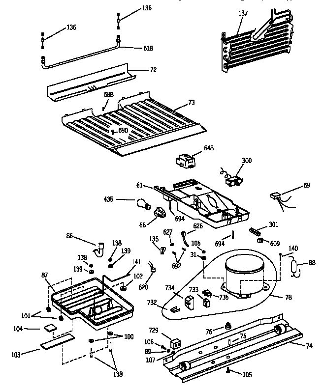 Hotpoint CTX16FAZBAD unit parts diagram