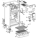 Hotpoint CTT16CYZFRWH cabinet diagram