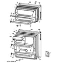 Hotpoint CTX16EYZFRAD doors diagram