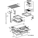 GE TBX19ZABBRWW shelf parts diagram