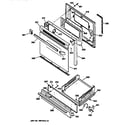 Hotpoint RGB530BEA1WH door & drawer parts diagram