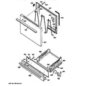 Hotpoint RGB524PEA1WH door & drawer parts diagram
