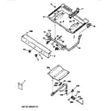 Hotpoint RGB524PPA1AD gas & burner parts diagram