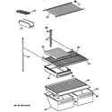 Hotpoint CTX18EABBRAA shelf parts diagram