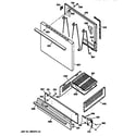 Hotpoint RGB508PEA1WH door & drawer parts diagram