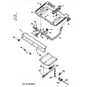 Hotpoint RGB628BEA1WH gas & burner parts diagram