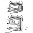 Hotpoint CTX16CYBBRAA doors diagram