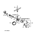 Hotpoint HDA2000Z02AD motor-pump mechanism diagram