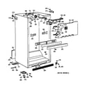GE TBX18GABBRWW cabinet parts diagram