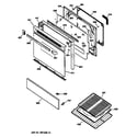 GE JGBP27BEA2WH door parts diagram