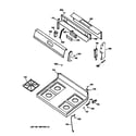 GE JGBS15PEA2AD cooktop diagram