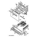 GE JGBS15PEA2AD door & drawer parts diagram