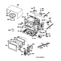 GE JES1144WY03 microwave parts diagram