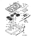 GE ZEU669V1WW electric cooktop diagram