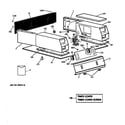 GE DDC4400SHM backsplash assembly diagram