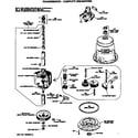GE WWA7600SALAA transmission - complete breakdown diagram