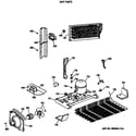 GE TBE18DATMRWH unit parts diagram
