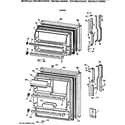 GE TBX18KAYBRAD doors diagram