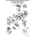 GE AZ31H15E3CV5 motor, compressor & system components diagram