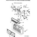 GE AZ31H09D5DV4 controls & grill assembly diagram