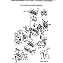 GE AZ31H09D5DV4 motor, compressor & system components diagram