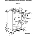 GE TBX19DAXJRAA cabinet parts diagram