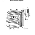 GE TBX22JAXFRAA fresh food door diagram