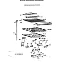 GE TBX22JAXFRAA compartment separator parts diagram