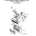 GE AZ51H12EBDV1 controls & grill assembly diagram