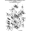GE AZ51H12EBDV1 motor, compressor & system components diagram