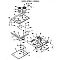 GE JSP28GN1 cooktop diagram