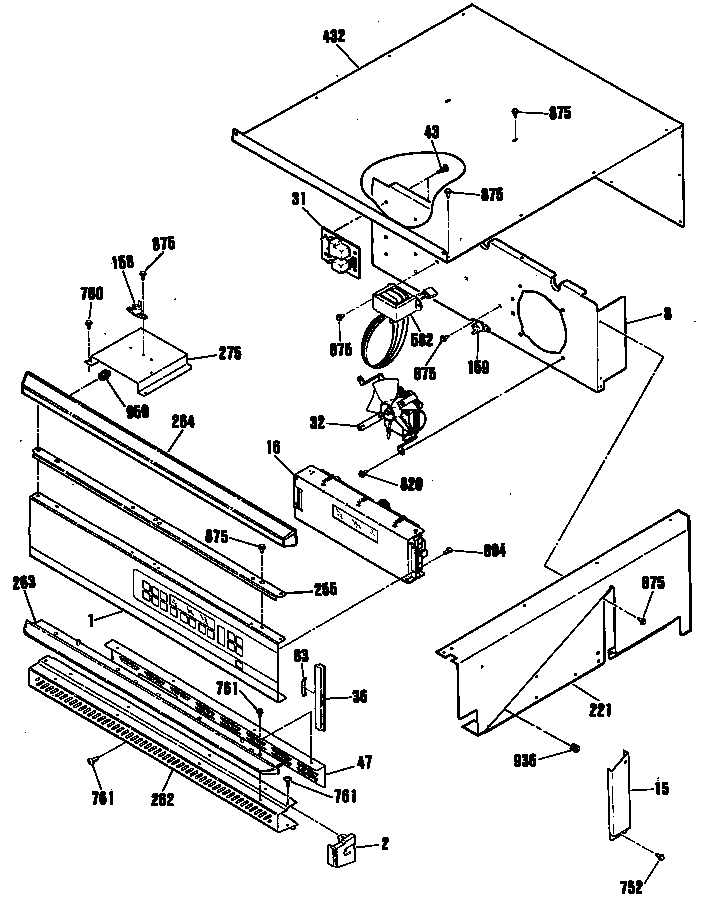 GE JKP56AT1AA control panel diagram