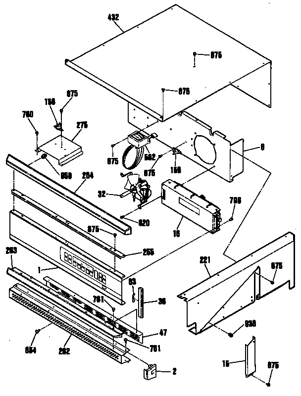 GE JKP44GT1BB control panel diagram