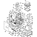 GE JGRP16GET1BB chassis assembly diagram