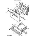 GE JGBS18EV3WW door & drawer parts diagram
