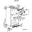 GE TBH21MASPRWH cabinet parts diagram