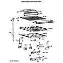 GE TBH21MASPRWH compartment separator parts diagram