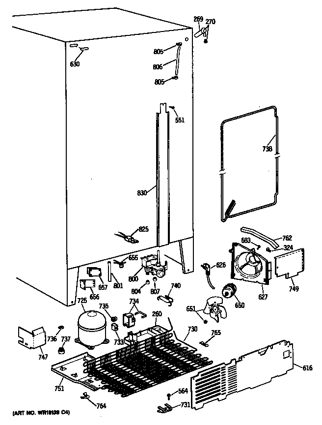 GE TFK24ZFSMAD compressor diagram