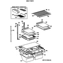 GE TBX24JISLRAD shelf parts diagram