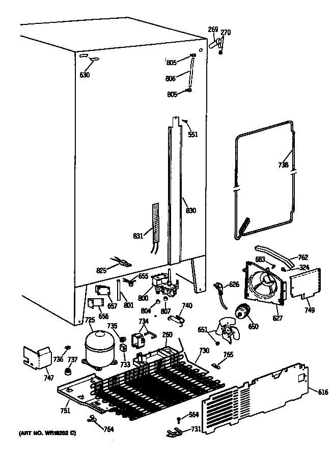 GE TFG27PFTCBB compressor diagram